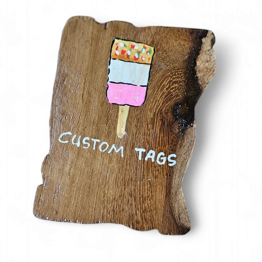 Popsicle Teak Sliced Magnet