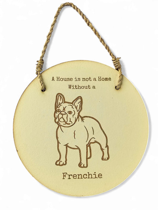 Round Dog Sign - Frenchie