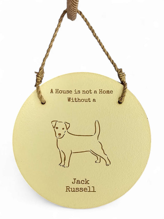 Round Dog Sign - Jack Russell