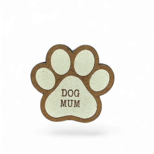 Dog Mum Paw Shape Magnet